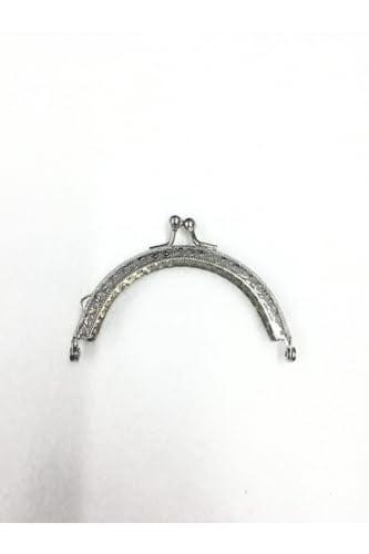 karan tuhafiye Çanta Ve Cüzdan Klipsi Oval 12 Cm Gümüş