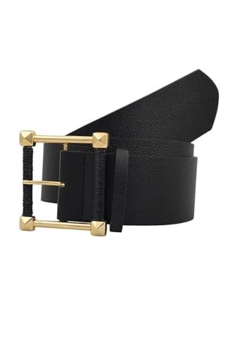 Kare Gold Tokalı Kalın Kadın Kemer 5.5 cm