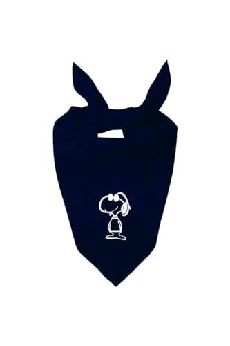 Kare Snoopy Tasarım Tek Renk Fular