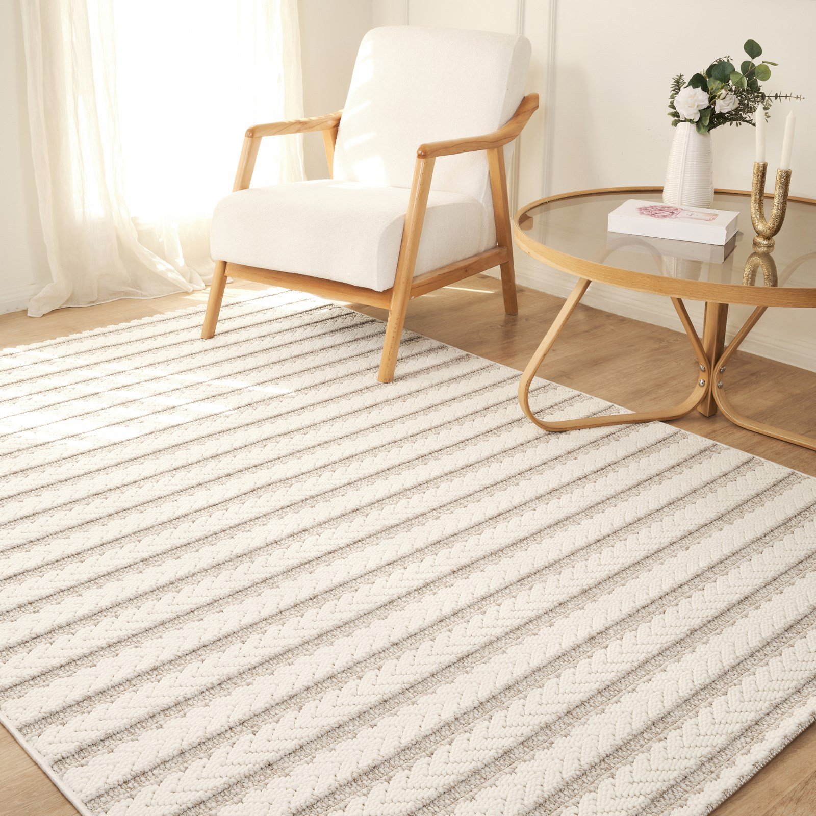 Kaşmir Halı 7/24 İskandinav Premium Arov 80x300 cm