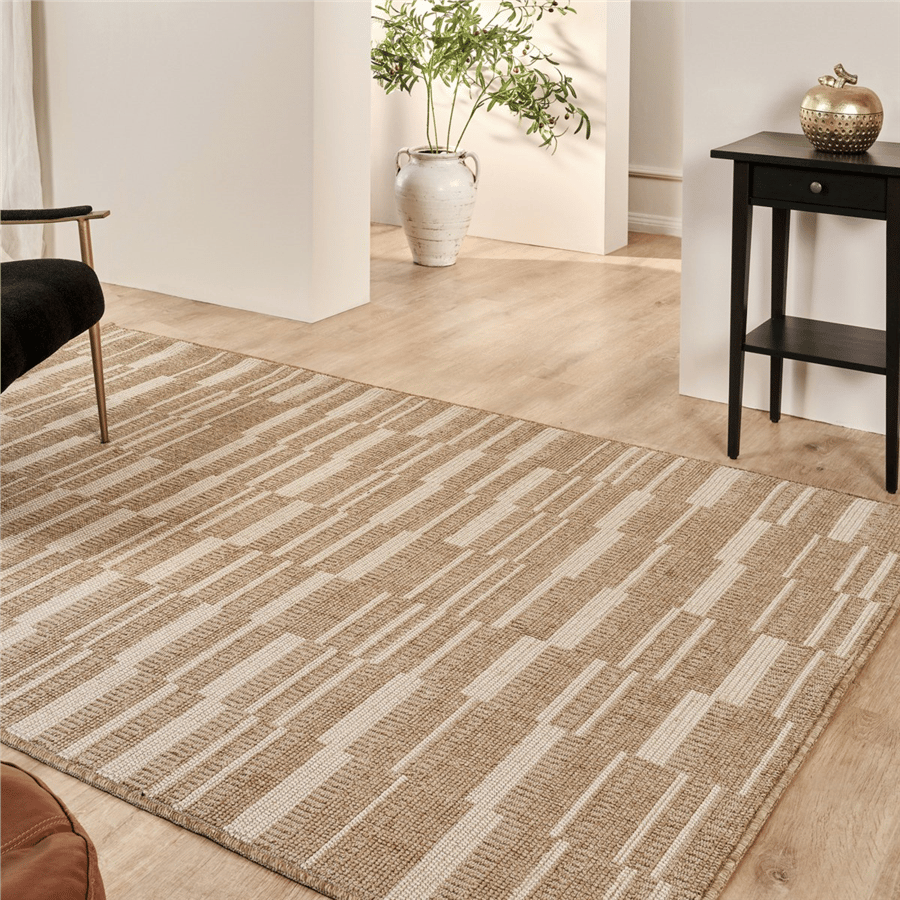 Kaşmir Halı Kilim Jüt Ravon White 80x150 cm