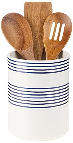 Kate Spade New York 885892 Charlotte Street utensil crock, Blue