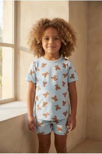 Katia & Bony Çocuk Teddy Desenli Şortlu Pijama Takımı, 12612K2020 - Seçenekler: 2-3 Yıl, 4-5 Yıl, 6-7 Yıl, 8-9 Yıl, 10-11 Yıl, 12-13 Yıl