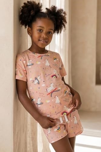Katia & Bony Kız Çocuk Unicorn Şort Pijama Takımı, 12612E2002 - Seçenekler: 2-3 Yıl, 4-5 Yıl, 6-7 Yıl, 8-9 Yıl, 10-11 Yıl, 12-13 Yıl...