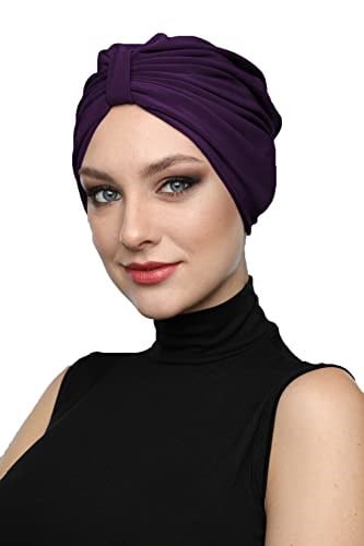 Kelebek Astarlı Hazır Türban Tesettür Havuz Bonesi