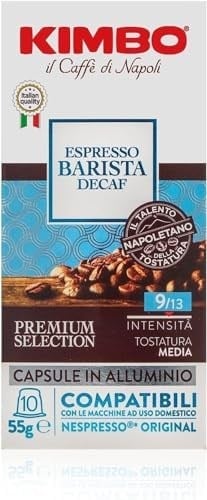 Kimbo Decaf Nespresso Uyumlu Kapsül Kahve (Alüminyum) (10’lu Kutuda)