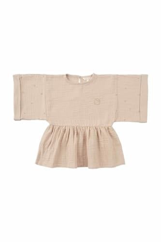 Kimono Kollu Çocuk Bluz Yeşil Çizgili Desenli