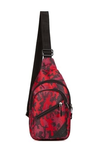 Kindfox Suya Dayanıklı Kumaş Unisex Çapraz Çanta | Bodybag | 47