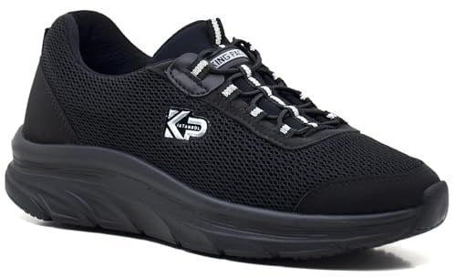 King Paolo F5121 ARCH FIT KRAKERS - SİYAH - KADIN AYAKKABI