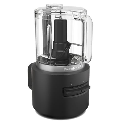 KitchenAid Go 5KFCR531BM Kablosuz Mutfak Robotu Bataryalı Siyah