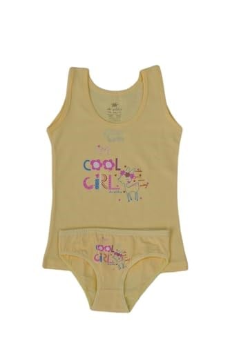 Kız Çocuk Cool Baskılı Atlet Külot Takım 8623 BGL-ST03484