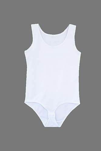 Kız Çocuk Geniş Askılı Kancalı Body Pamuklu Rahat Atlet