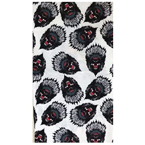 Kızılderili Kurukafa Temalı Buff Boyunluk Bandana No:105
