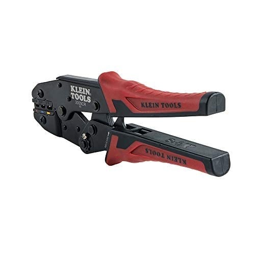 Klein Tools Alet Cırcırlı Yalıtımlı Terminal Sıkma Aleti 10 ila 22 AWG Tel için 3005CR