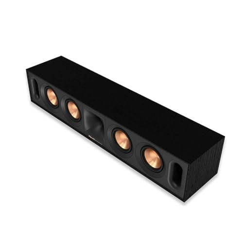 Klipsch R-30C Merkez Hoparlörü - Referans Serisi, 3.5 inç TCP Woofer, 1 inç Alüminyum LTS Tweeter, Maksimum Ses Basıncı Ve Net Diyaloglar İçin Tractrix Horn Teknolojisi, Siyah