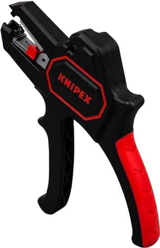 KNIPEX 12 62 180 Otomatik Tel Sıyırıcı 180 mm, Siyah