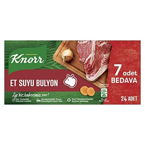 Knorr Et Bulyon 1 Paket 24 Adet (12 Lt, 240 Gr)
