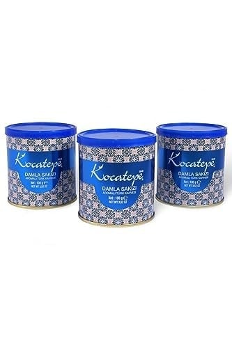 Kocatepe Damla Sakızlı Türk Kahvesi Teneke 100 gr 3'lü Paket