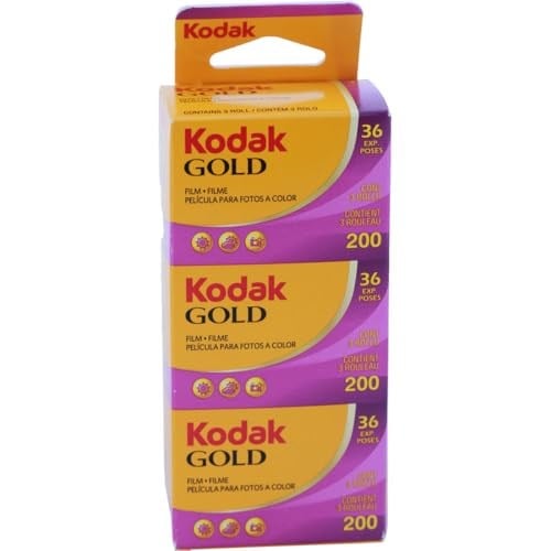 Kodak Altın 36 ekran, eksi renk, orta hız, sarı, 3 adet