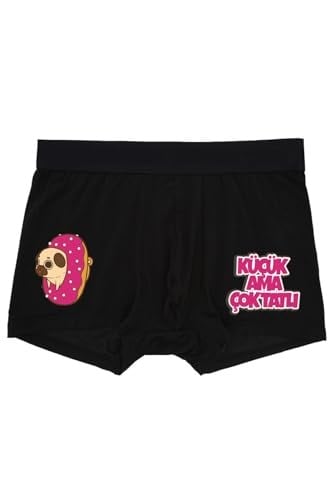 Komik Boxer Küçük Ama Çok Tatlı Komik Baksır - Erkek Sevgiliye Hediye Baksır