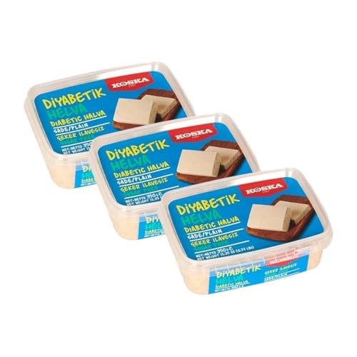 Koska Diyabetik Sade Helva, Şeker İlavesiz, 350 gr, 3'lü Paket