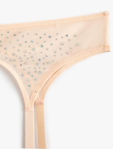Koton Bridal Jartiyer Parlak Taşlı Tül