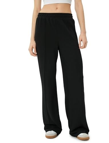 Koton Yüksek Bel Normal Paça Palazzo Pantolon Pantolon Kadın