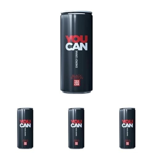 Kristal You Can Siyah Enerji İçeceği 500 ml 4lü paket