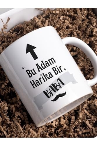 Kupa Bardak Babalar Günü Tasarım, Temalı Porselen Kupa, Hediyelik Kupa, Baskılı Kupa Desenli Kupa Bardak