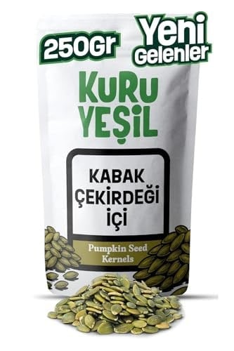 Kuru Yeşil Doğal Çiğ Kabak Çekirdeği İçi 250 gr - Tuzsuz, Katkısız ve Soyulmuş - Yüksek Protein ve Magnezyum Kaynağı Sağlıklı Atıştırmalık