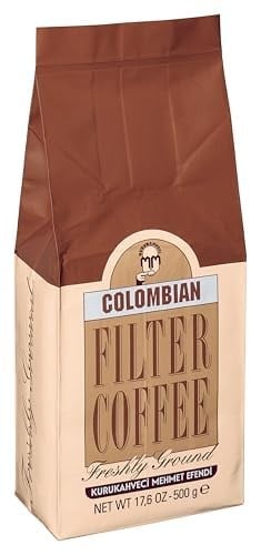 Kurukahveci Mehmet Efendi Colombian Filtre Kahve Folyo 500 gr