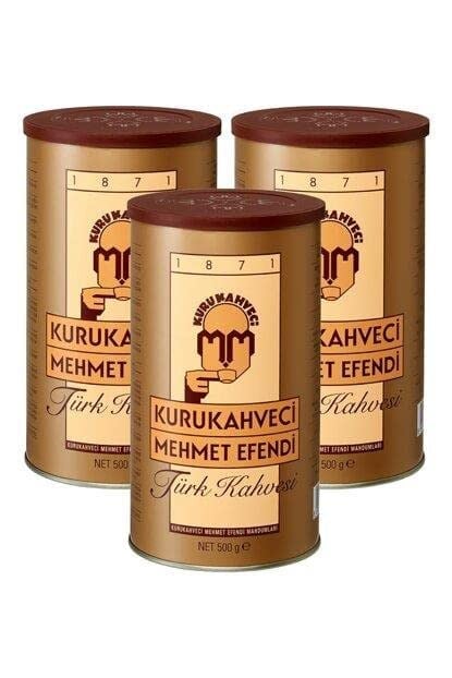 Kurukahveci Mehmet Efendi Türk Kahvesi 500 Gr x 3 Adet