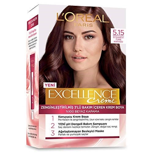 L’Oréal Paris Excellence Creme 5.15 Efsanevi Türk Kahvesi Saç Boyası