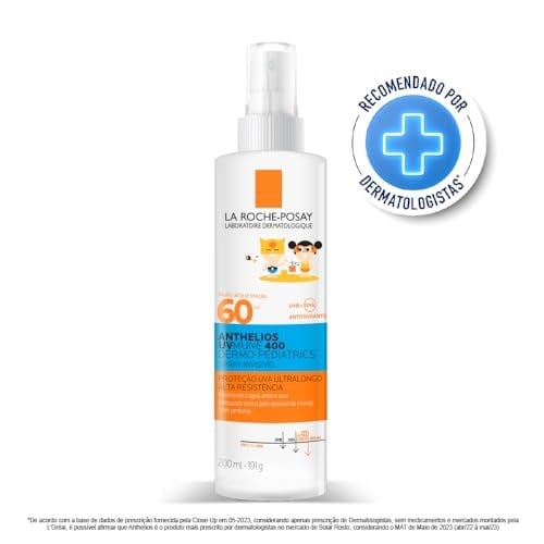 La Roche-Posay Anthelios Uvmune 400 Dermo Pediatrics Invisible 200 ml 50 Faktör Çocuk Güneş Spreyi