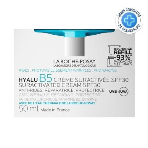 La Roche-Posay Hyalu B5 Kırışıklık Karşıtı Dolgunlaştırıcı Nemlendirici SPF 30 Krem Yeniden Dolum Paketi 50 ml