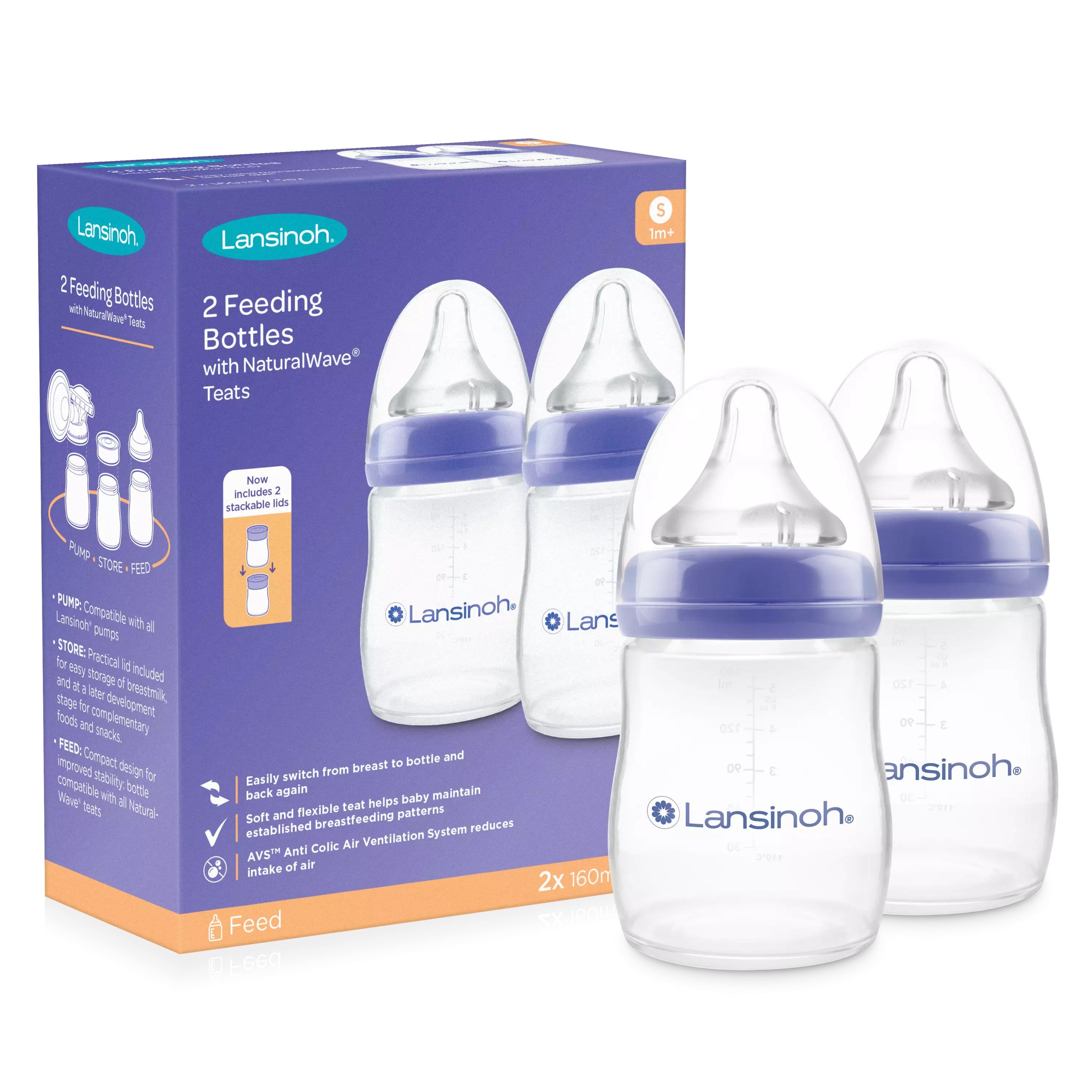 Lans Feedıng Bottles 2x 160 Ml