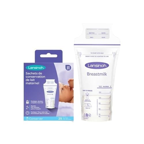 Lansinoh 99204 - Muttermilchbeutel, 25 Stück