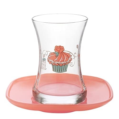 Lav Cupcake 12'li Çay Seti