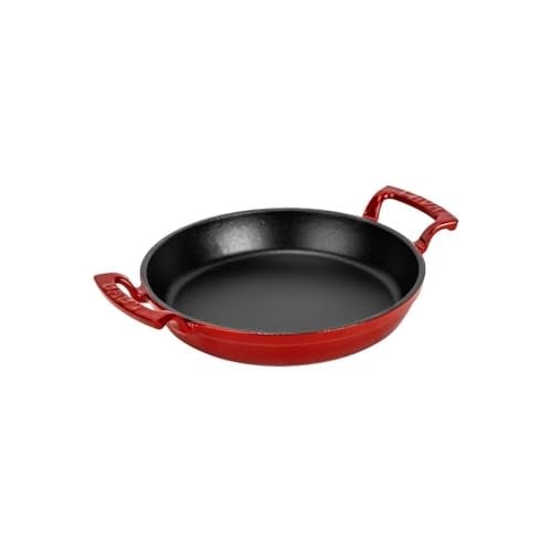 Lava Döküm Yuvarlak Kulplu Yumurta Sahanı Tava, 16 cm, Siyah