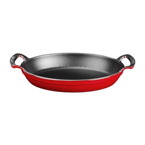 Lava Metal Oval Kuplu Döküm Tava 27x20, Kırmızı - Seçenekler: 23x17, 27x20