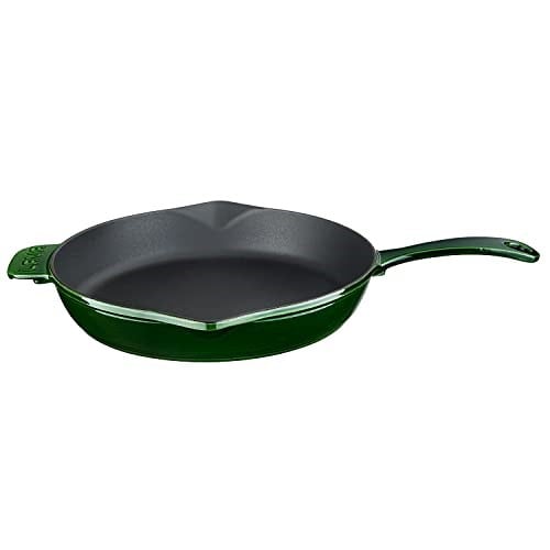 Lava Metal Premium Serisi - Döküm Kızartma Tavası, Yuvarlak, 28 cm, Majolik Yeşil