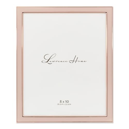 Lawrence Frames Cilalı Emaye Resim Çerçevesi, 8x10, Pembe - Seçenekler: 4 by 6, 4x6, 5 by 7, 5x7, 8 by 10, 8X10
