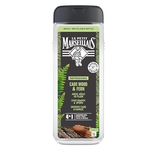 le petit marseillais duş jeli men serisi ardıç ağacı ve füjer (400 ml)