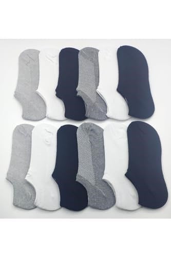 Leement socks Çocuk 12 Çift Snekers Sıfır Boy Babet Çorap Asorti -1