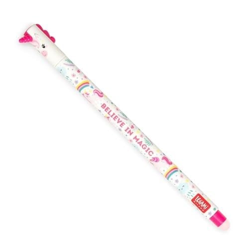 Legami Silinebilir Pembe Renk Jel Kalem Unicorn Figürlü