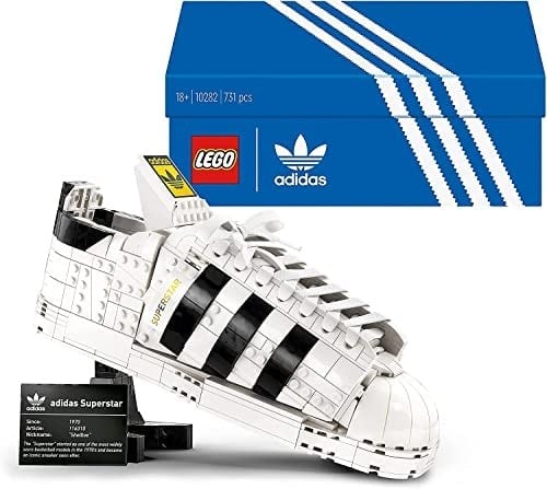 LEGO® adidas Originals Superstar 10282 - Yetişkinler İçin Simgeleşmiş Spor Ayakkabı Yaratıcı Model Yapım Seti (731 Parça)