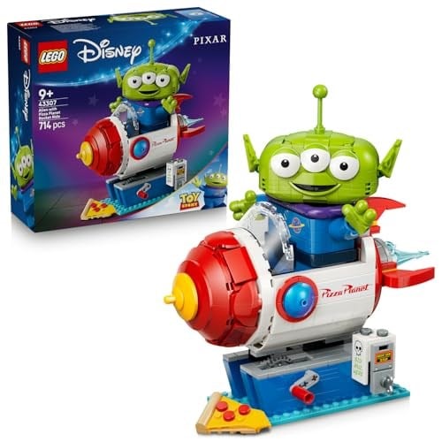 LEGO Disney ve Pixar Oyuncak Hikayesi Pizza Gezegeni Roketli Uzaylı 43307 | 9 Yaş ve Üzeri Çocuklar için Roket Makinesi ve Sürpriz Detaylar İçeren Yaratıcı Oyuncak Yapım Seti, Hediye Fikri (714 Parça)