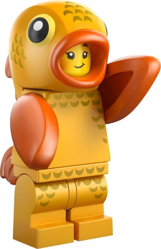 Lego Japon Balığı Kostümü - Mini Figürler Serisi 28 Hayvanlar, Tekli Mini Figür (Lego 71050)