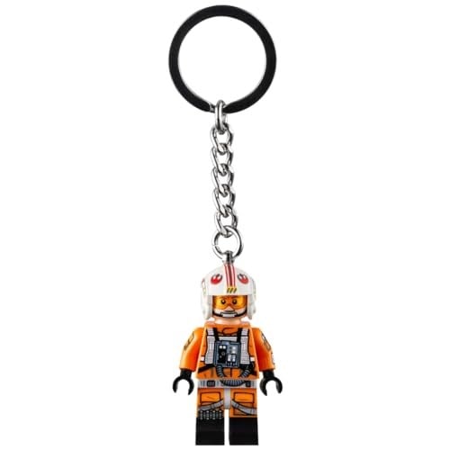 LEGO Star Wars Luke Skywalker Pilot Kıyafet Minifigür Anahtarlık 854288, Turuncu, Small, Turuncu, S