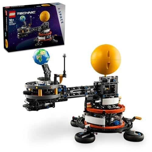 LEGO Technic Dünya ve Ay Yörüngesi Model Yapım Seti 42179-10 Yaş ve Üzeri Kız ve Erkek Çocuklar için Uzay Oyuncakları, Bağımsız ve Yaratıcı Güneş Sistemi Oyuncağı, Doğum Günü Fikri (526 Parça)